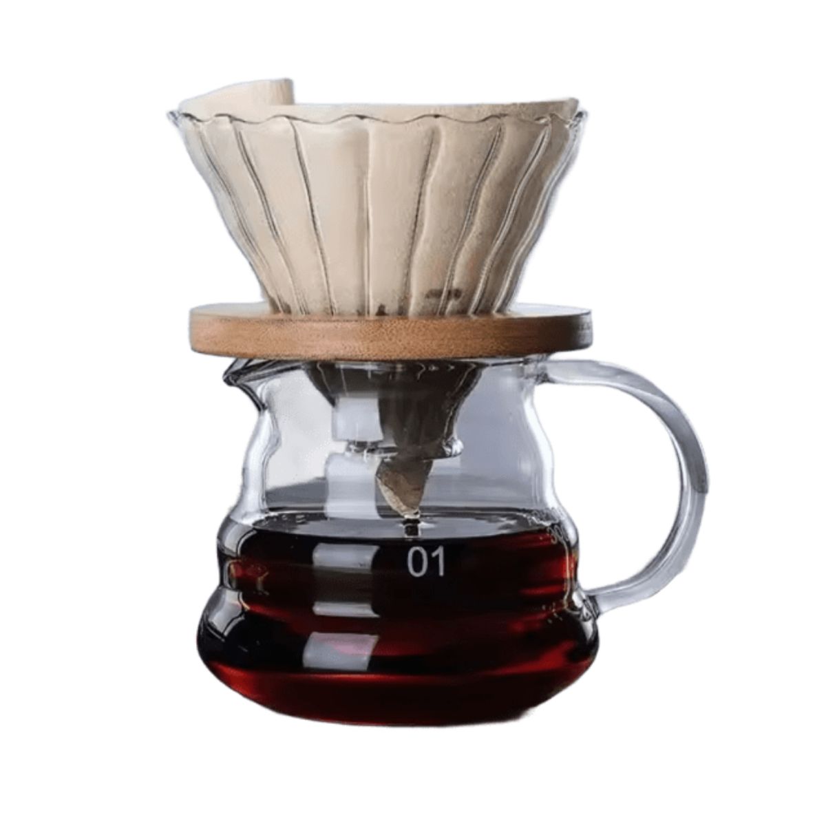 ORCUS - SET CAFETERA V60 300ML 2 TAZAS