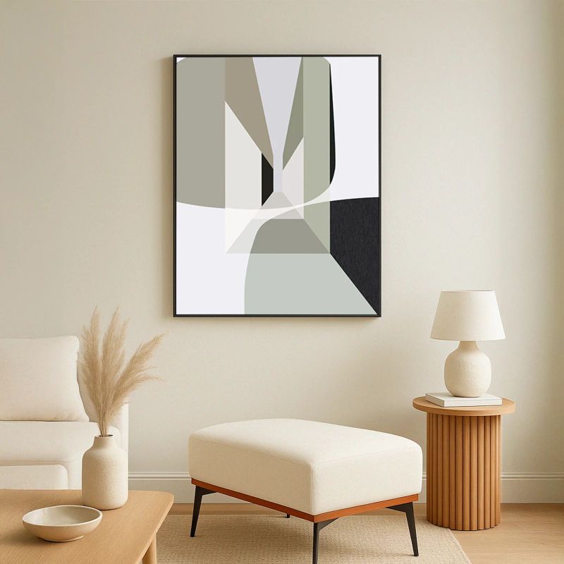 RE DECORA - Cuadro Decorativo Mosaico Gris