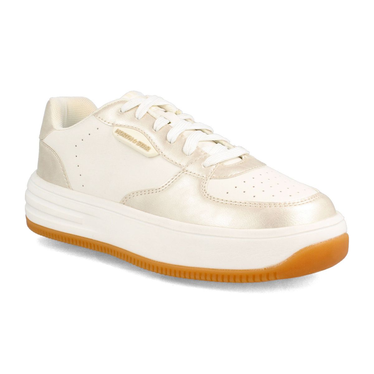 NORTH STAR - Zapatilla Mujer North Star Gina Blanco-Dorado