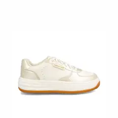 NORTH STAR - Zapatilla Mujer Gina Blanco-Dorado