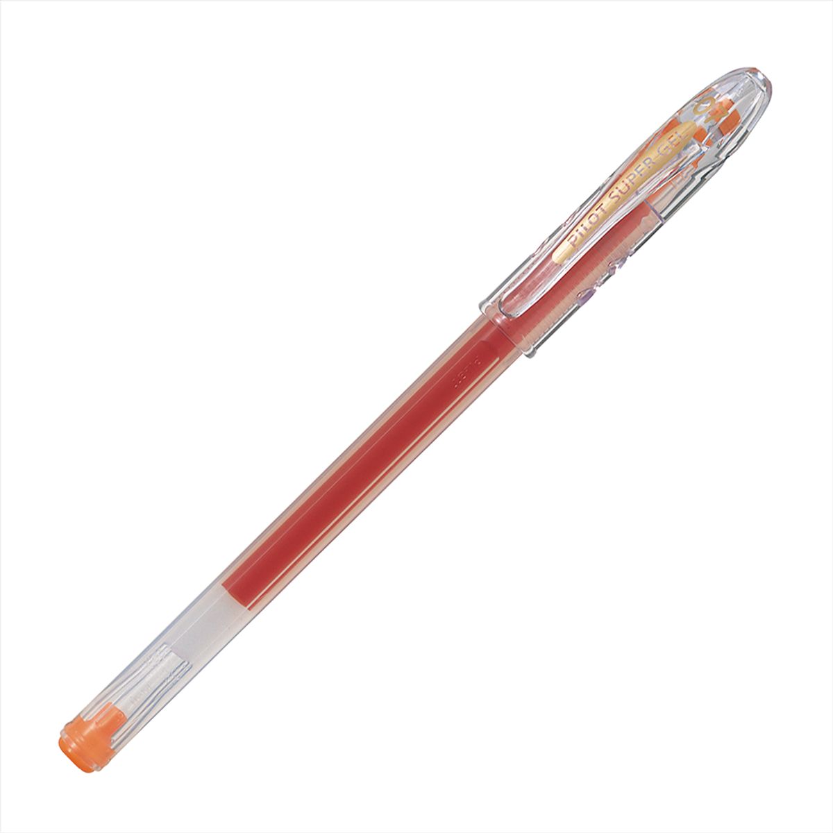 PILOT - 12 un. Lápiz Súper Gel 0.7 mm. Naranjo