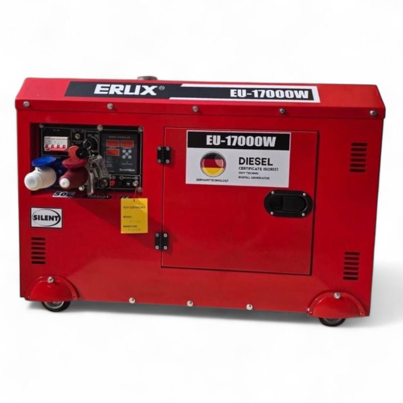 ERUX - Generador diésel silencioso ERUX 12KVA Mdl EU-17000- JAPONES