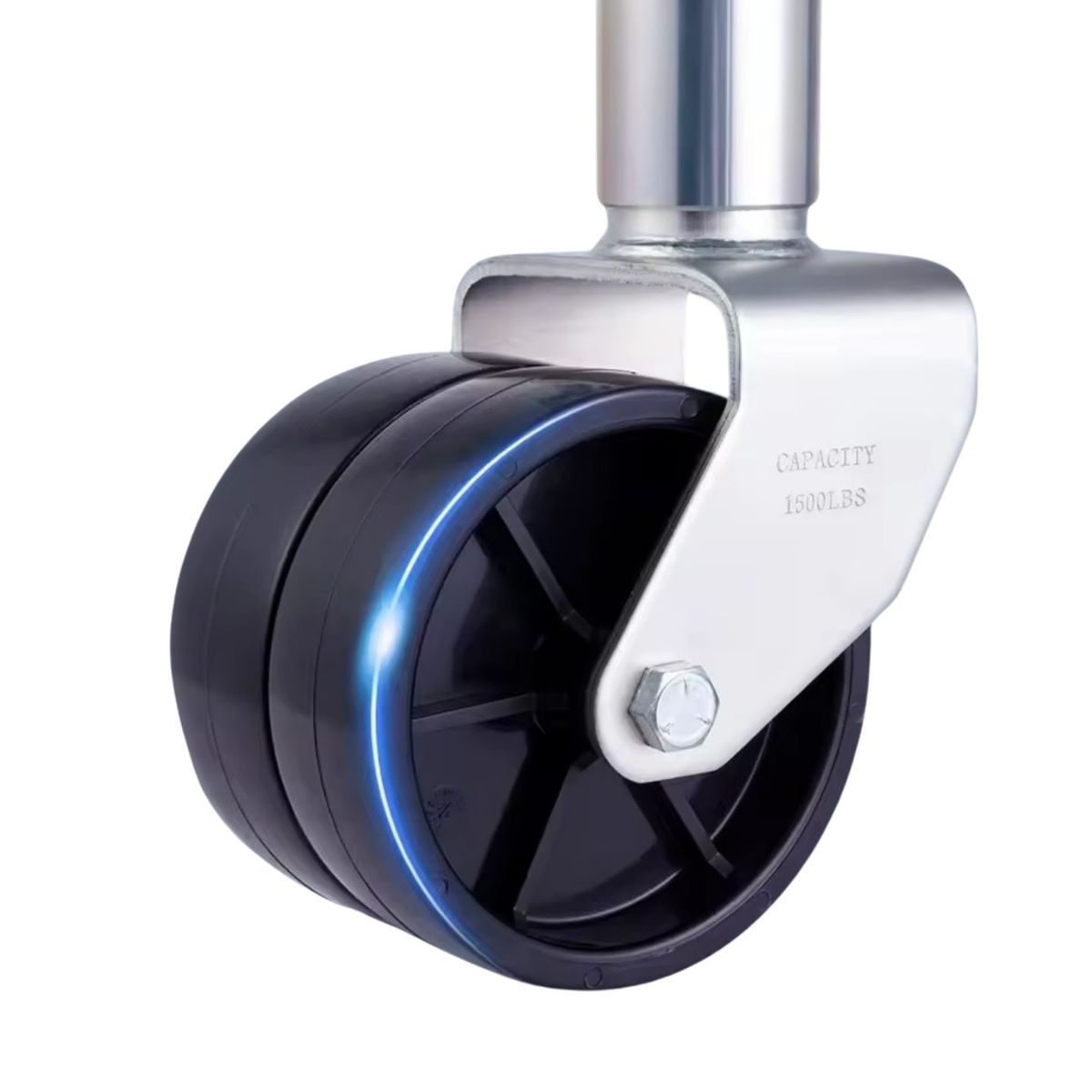 GENERICO - Rueda Doble De Apoyo Para Carro De Arrastre 1500 Libras