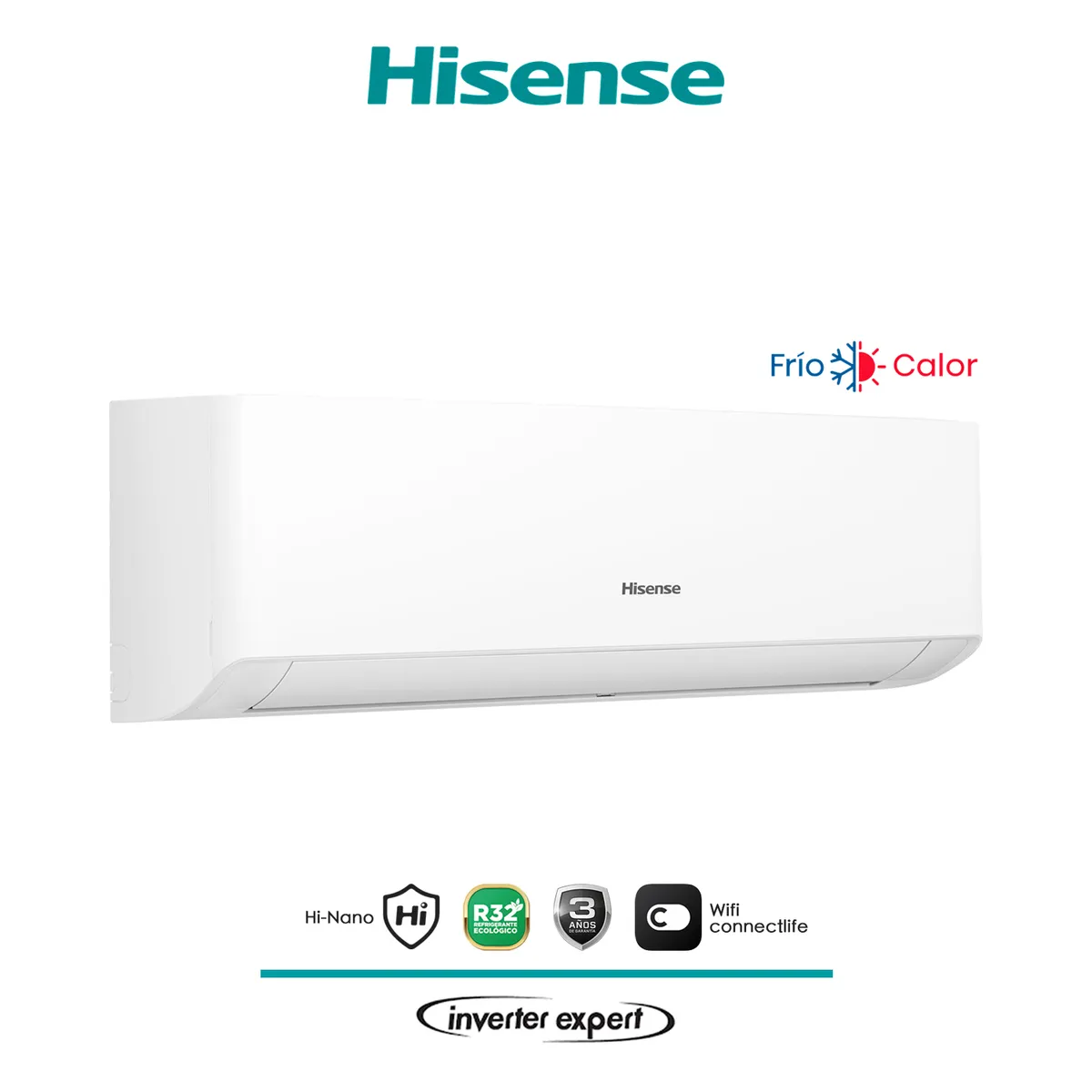 HISENSE - Aire Acondicionado Hisense 22000 BTU Hi-Vida - Inverter Expert