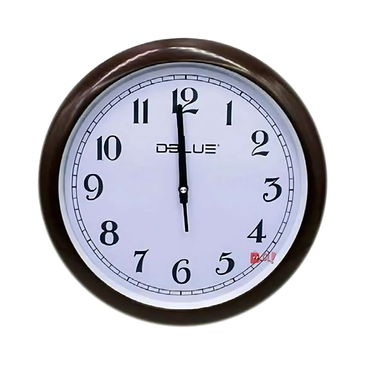 DBLUE - Reloj Para Pared De 39cms Borde Café Oscuro - Ps