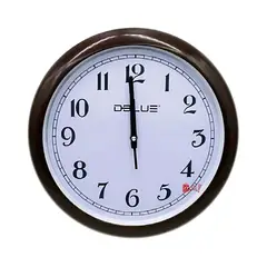 DBLUE - Reloj Para Pared De 39cms Borde Café Oscuro - Ps