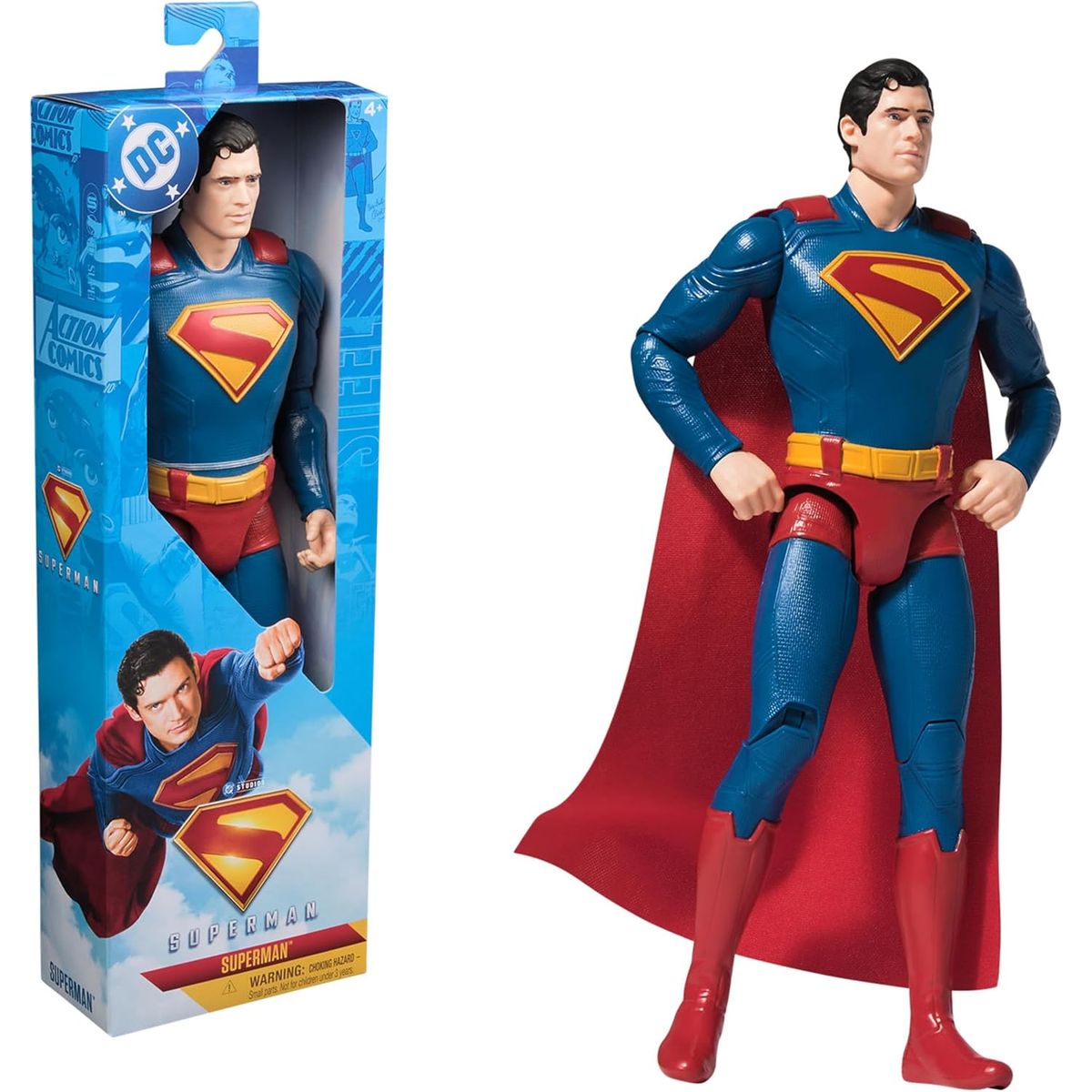 DC COMICS - Figura De Acción Superman 30 Cm La Película 2025 Superhéroe