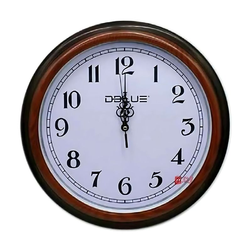 DBLUE - Reloj Para Pared De 39 CMS Borde Café - Ps