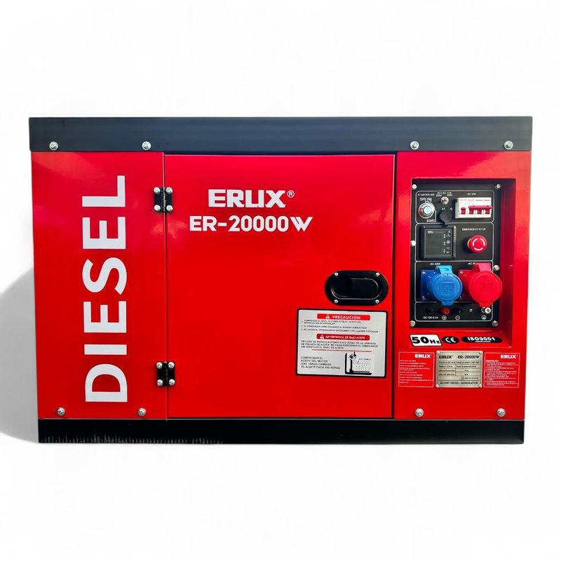 ERUX - Generador diésel silencioso ERUX 16KVA ER-20000W- JAPONES