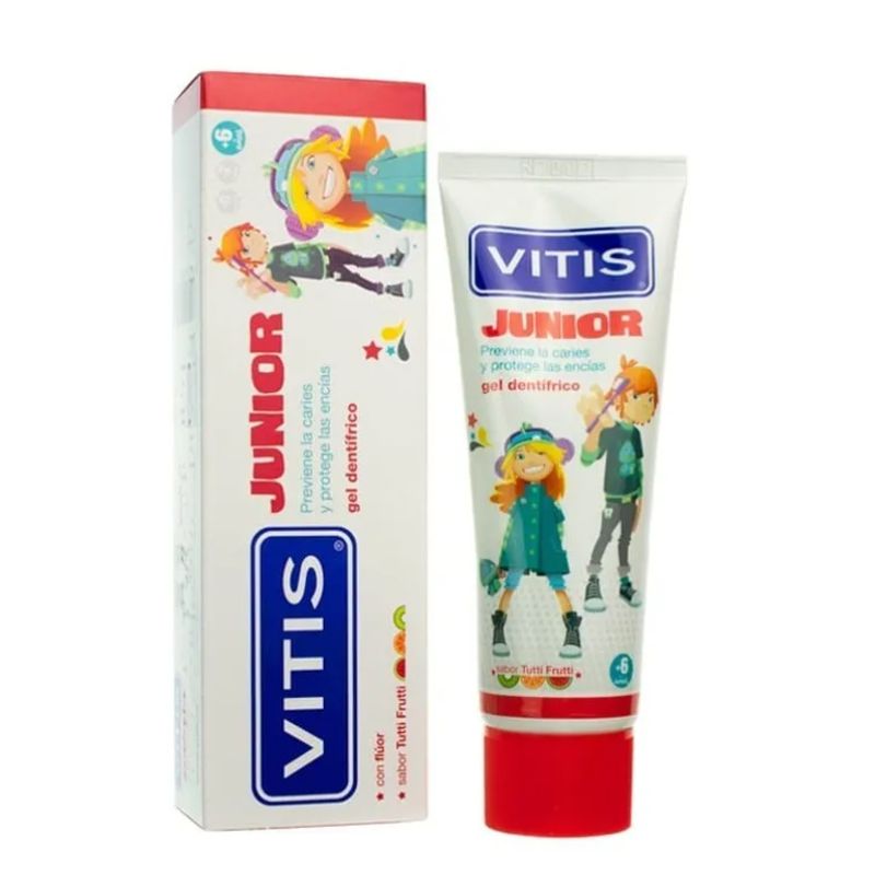 VITIS - Vitis Junior Gel Dentrifico Para Niños 75 Ml