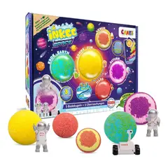 GENERICO - Bombas Baño Efervescentes Y Tarjetas Planetas Para Niños