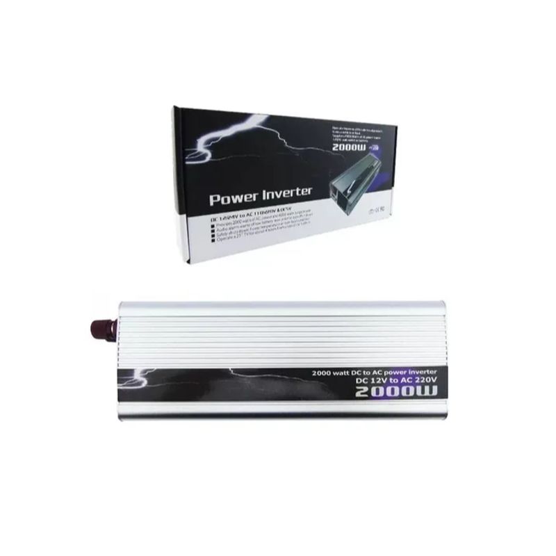 GENERICO - Inversor De Voltaje Power Inverter 12v a 220v 2000w