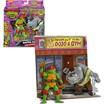 Imagen 2 del producto Las Pack 2 Figuras Leonardo Vs Superfly 10 cm