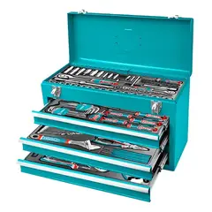 TOTAL - Caja De Herramientas Manuales 132pcs Thptcs71321
