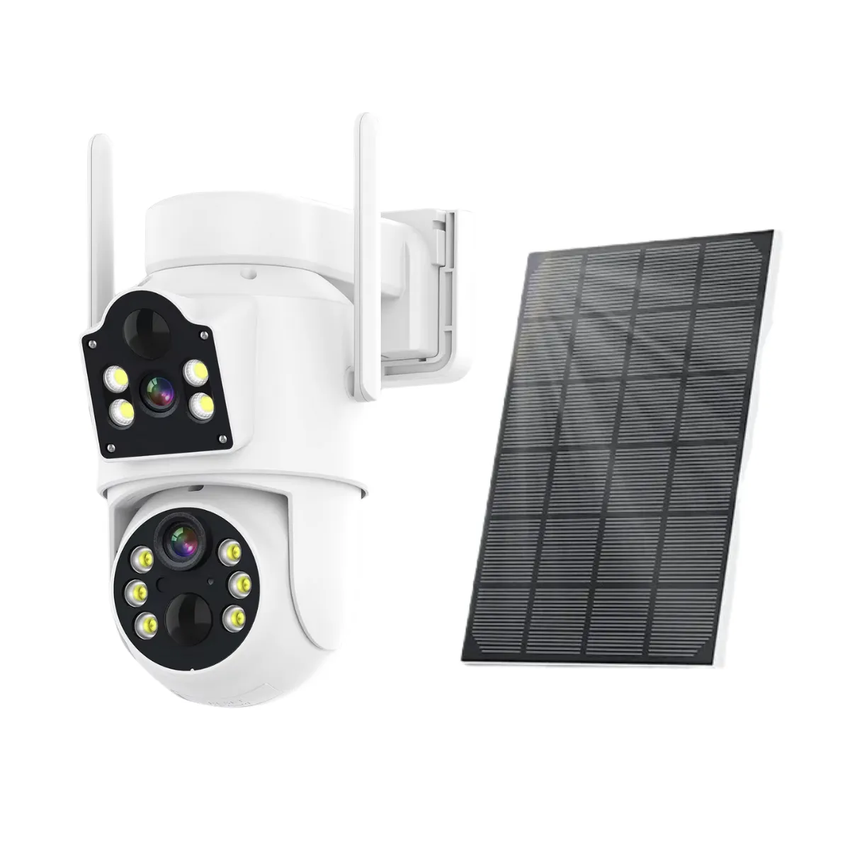 Cámara Solar 360° IP66 Visión Nocturna HD 128GB Wifi, marca NOVYSTOR - Foto 2