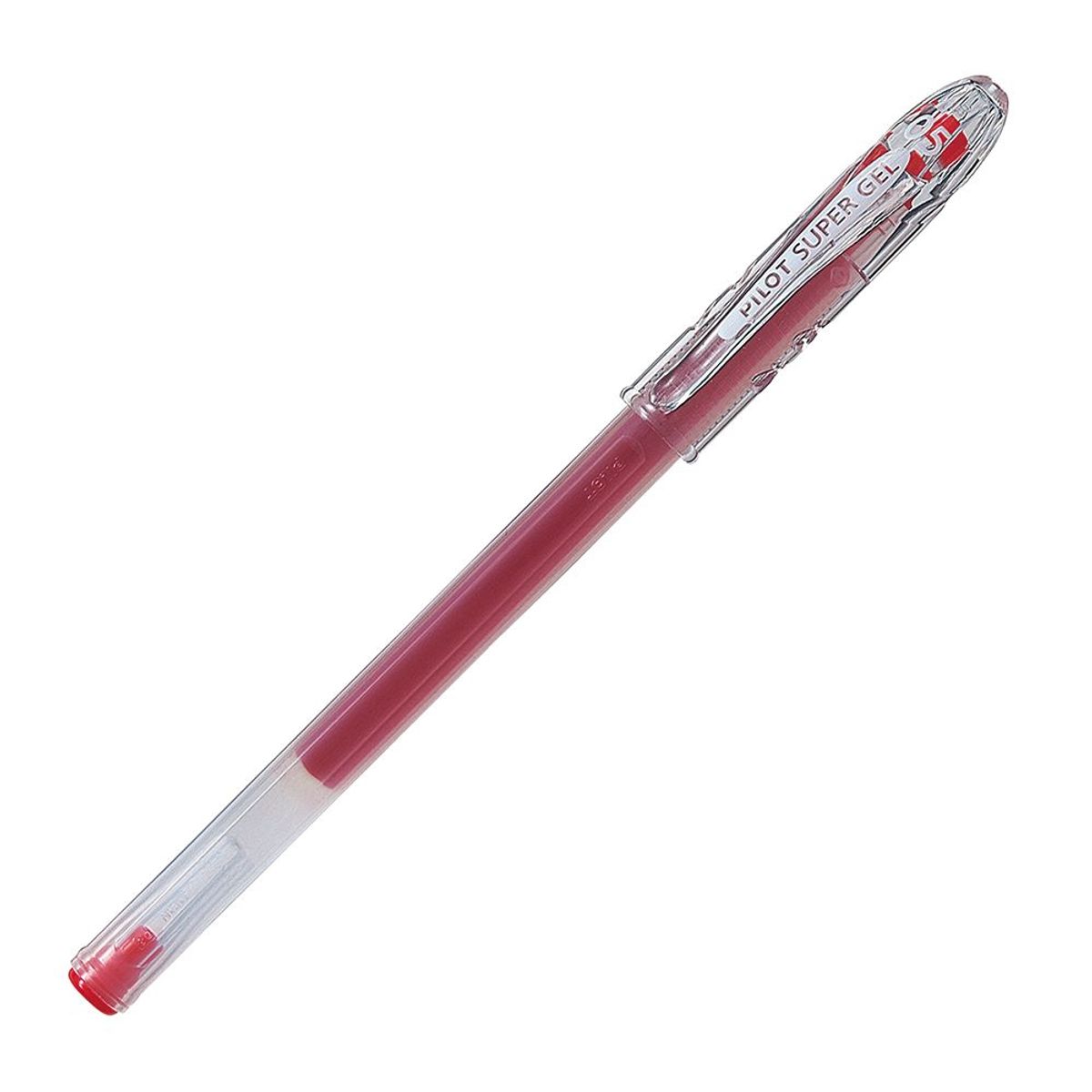 PILOT - 12 un. Lápiz Súper Gel 0.5 mm. Rojo