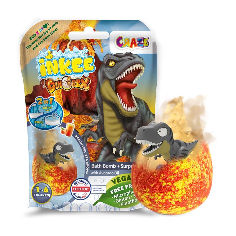 GENERICO - Bomba De Baño Para Niños Con Dinosaurio Sorpresa Juguete