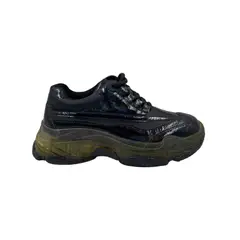 HERIEL - Zapatilla Negra Plataforma Mujer
