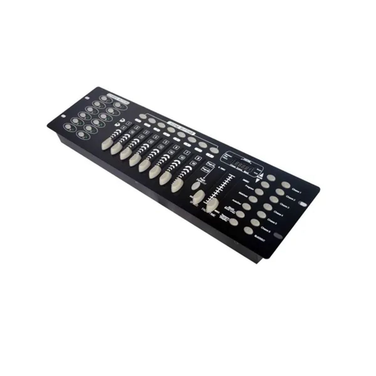 GENERICO - Controlador de iluminacion Dmx 512 con 192 Canales Color Negro