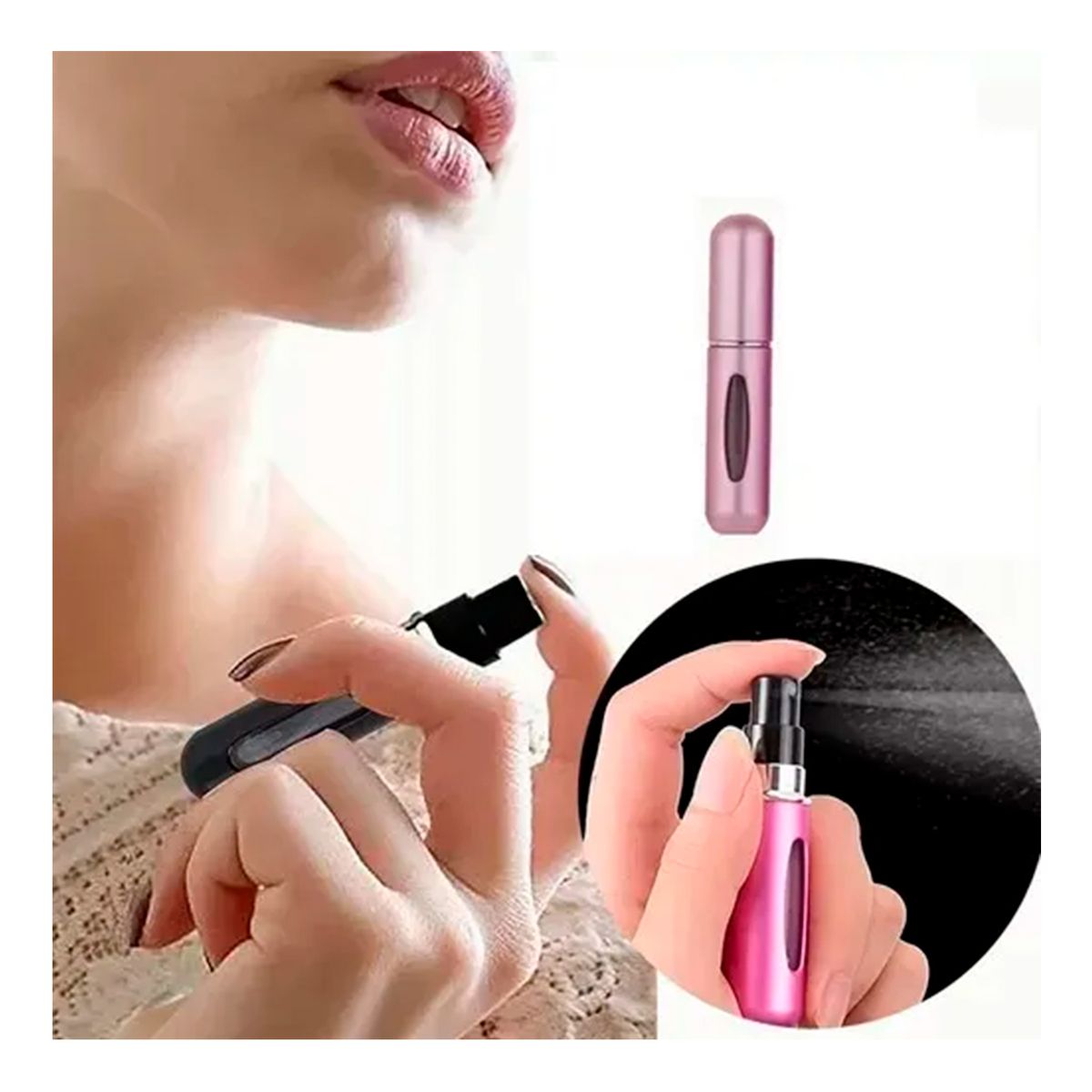 GENERICO - Atomizador Recargable De Perfume Portatil 5ml Verde