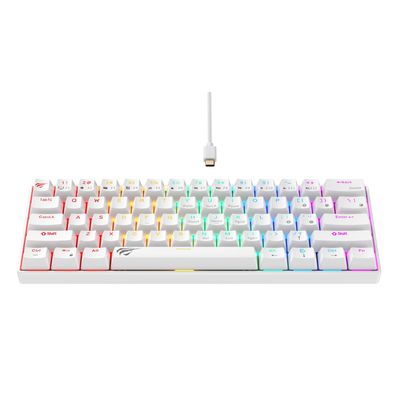 Imagen 2 del producto Teclado Gamer Mecánico Luces RGB KB903L Blanco