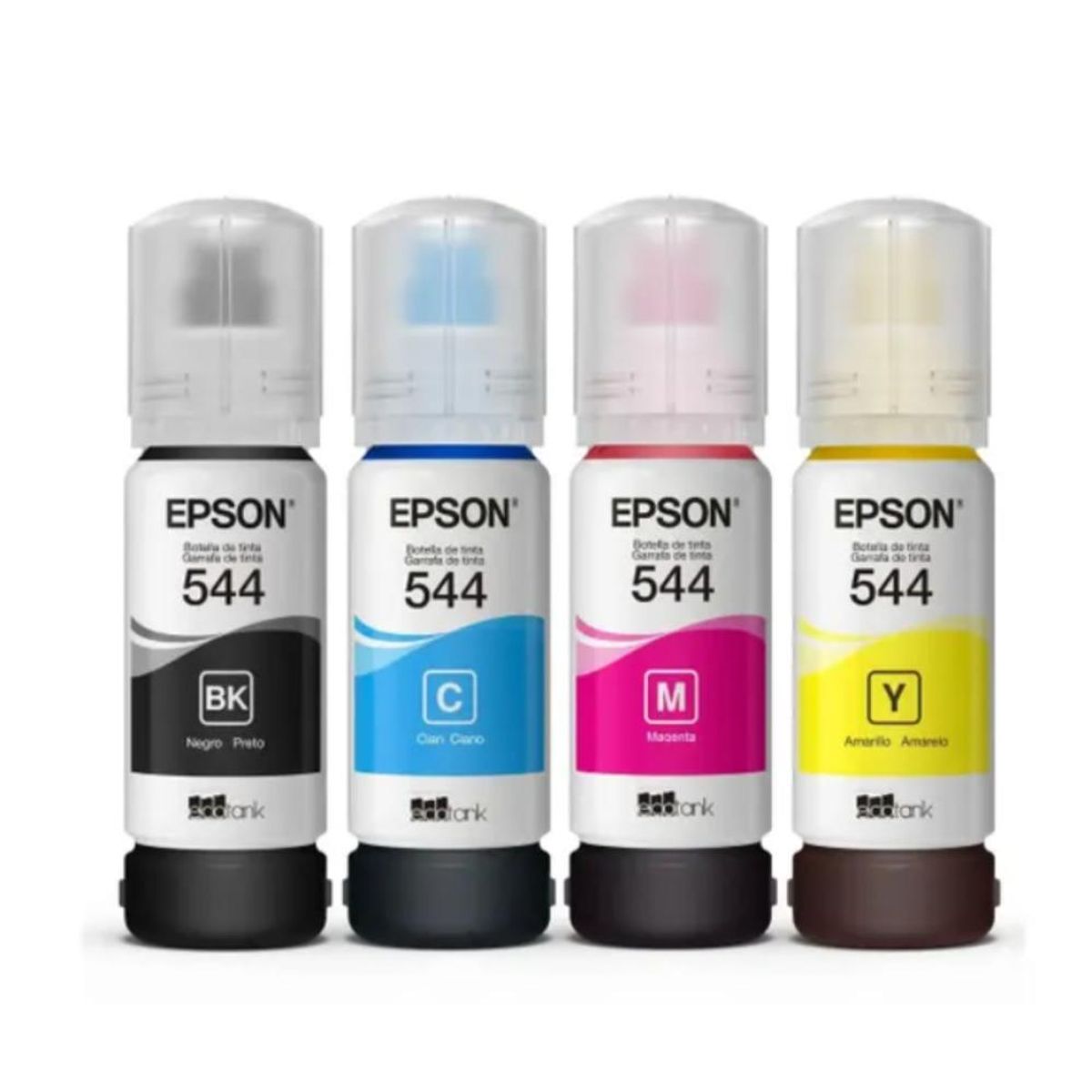 EPSON - Pack de tintas epson t544 amarillo cyan magenta negro originales