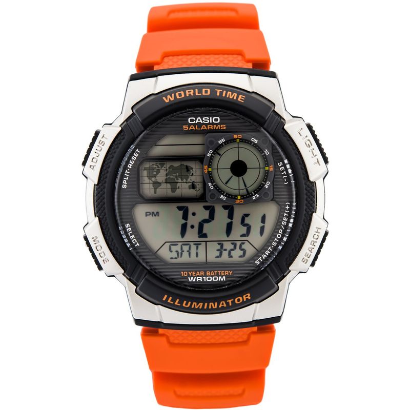CASIO - RELOJ CASIO AE1000W-4B HOMBRE DEPORTICO WORLD TIME