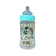 SUAVINEX - MAMADERA 270ML ANATÓMICA SILICONA AS YOU CELESTE
