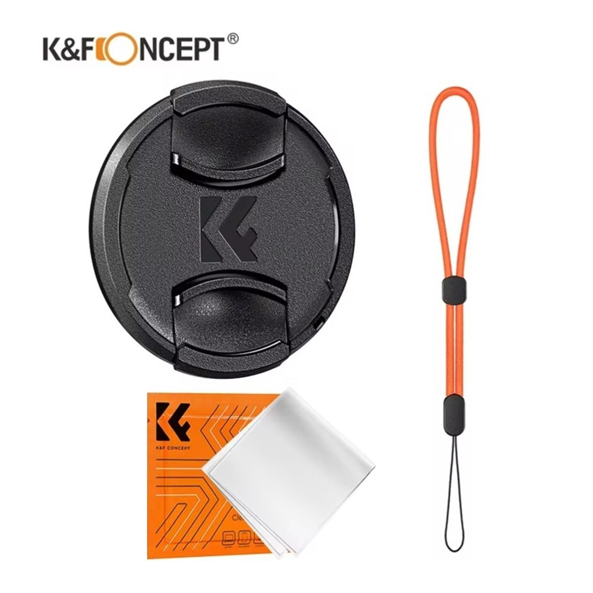 GENERICO - KIT KF CONCEPT TAPA LENTE 82MM + CAPKEEPER + PAÑO LIMPIEZA