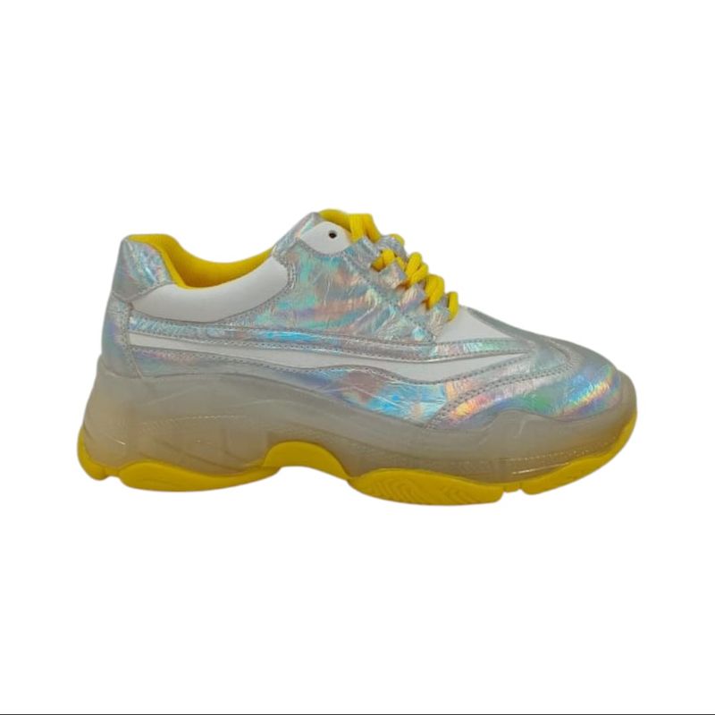 HERIEL - Zapatilla Amarilla Plataforma Mujer