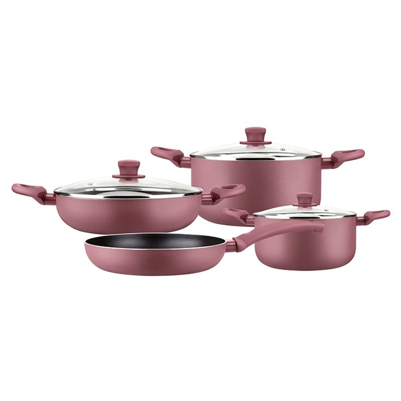 MARMICOC - Ollas Batería De Cocina Set 7 Piezas  Spring  Marca Marmicoc