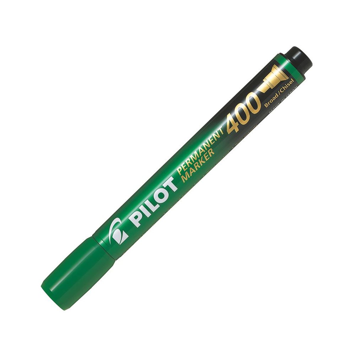 PILOT - 12 un. Marcador Permanente Biselado Verde