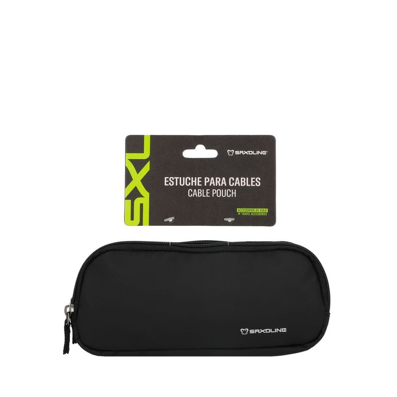 SAXOLINE - Estuche de Viaje para cables Saxoline Negro
