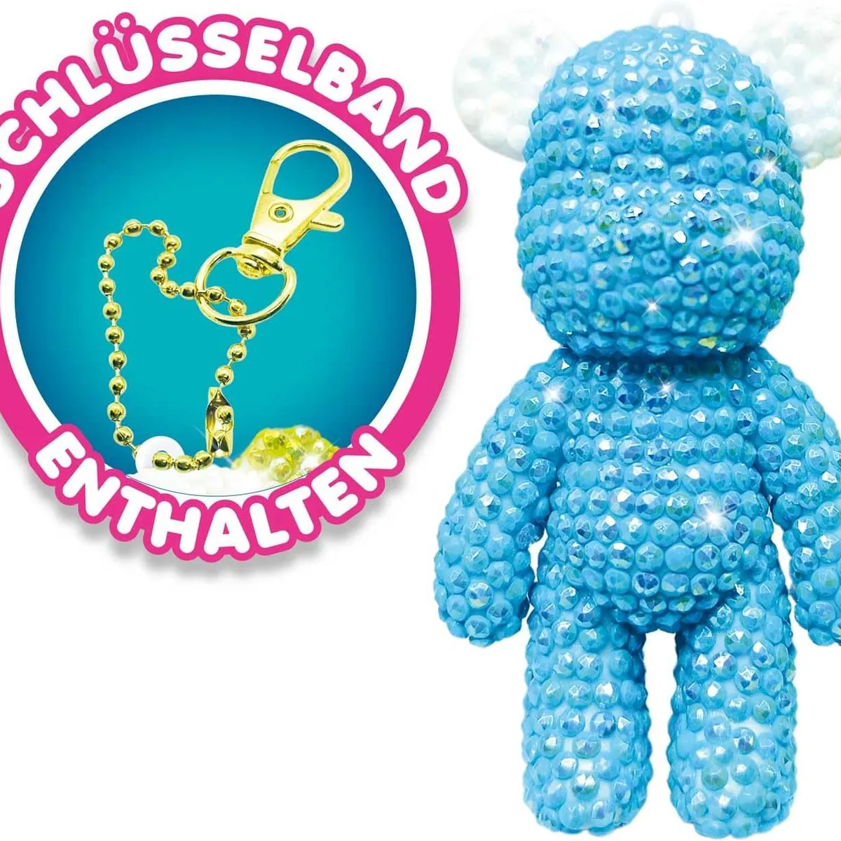 GENERICO - Set Llavero Osito De Peluche 3d Diy Diamantes Armables