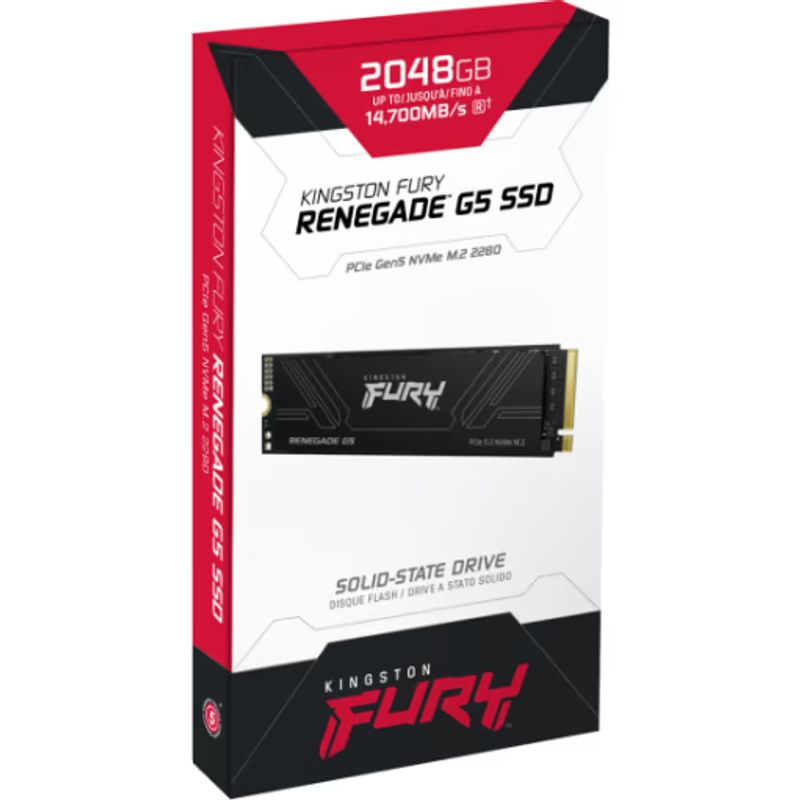 KENSINGTON - SSD Kingston FURY Renegade G5 2048GB PCIe 50 NVMe M2