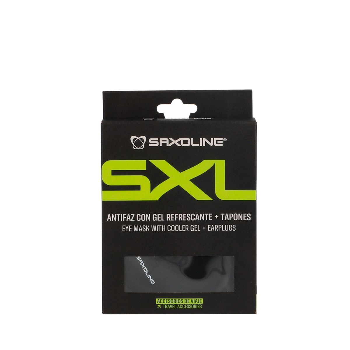 SAXOLINE - Antifaz de Viaje para dormir Saxoline Negro