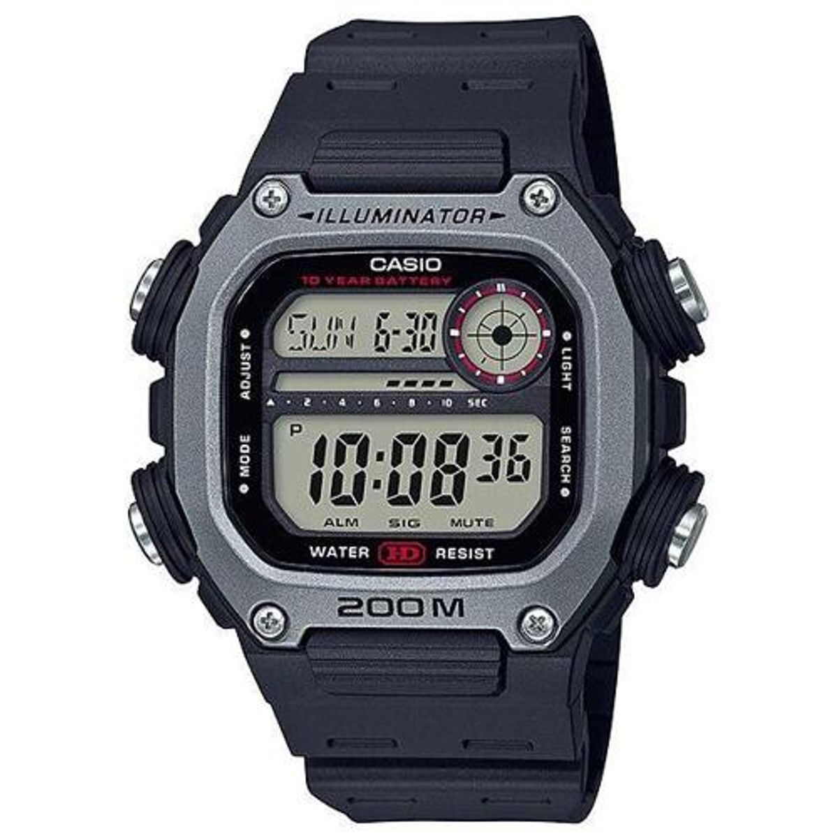 CASIO - RELOJ CASIO DW291H-1AV HOMBRE DURO 200M ILUMINATOR