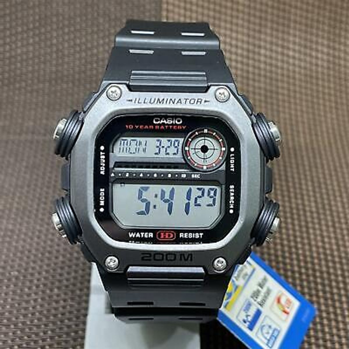 CASIO - RELOJ CASIO DW291H-1AV HOMBRE DURO 200M ILUMINATOR