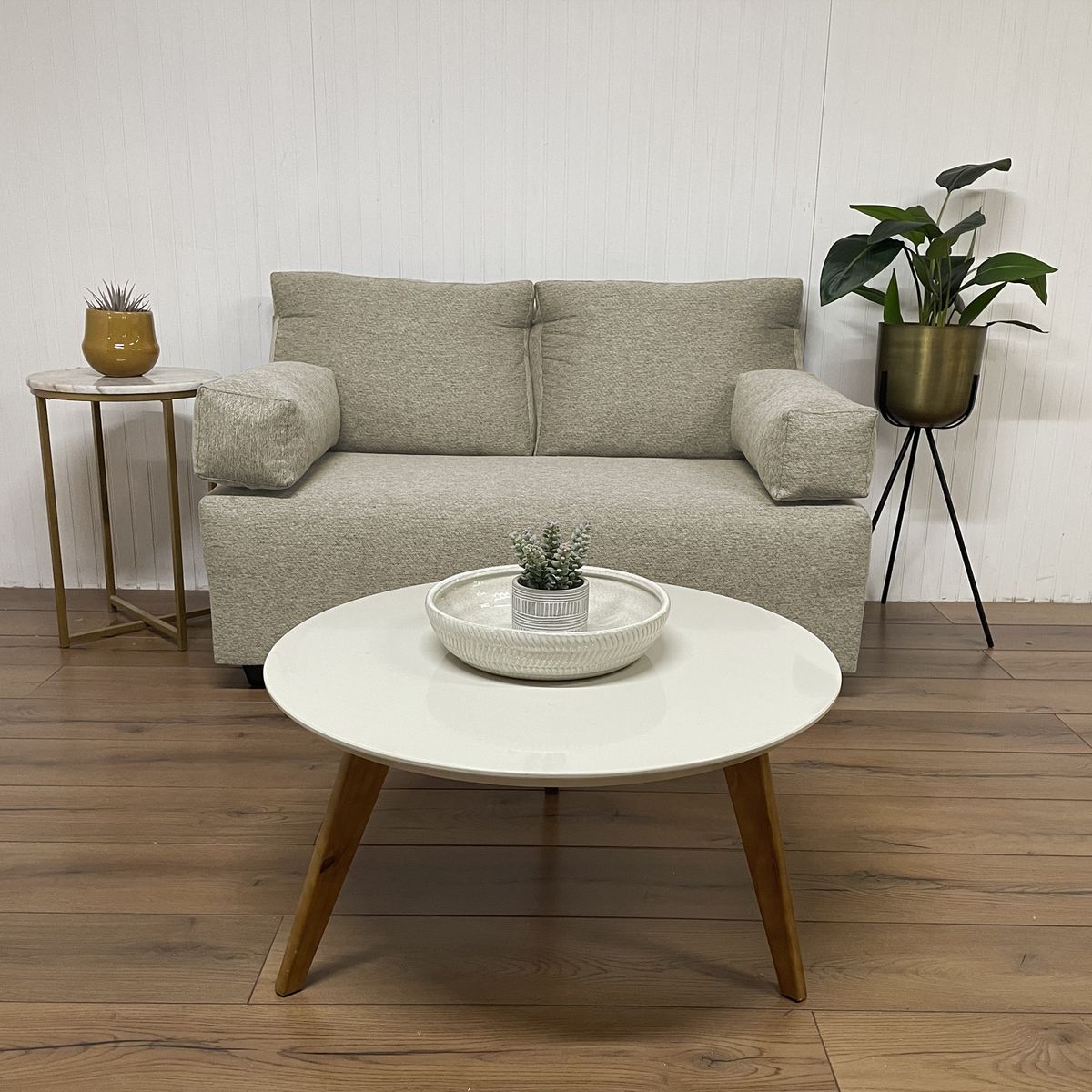 SOFAS HOME - SOFA EREN CHENILLE BEIGE