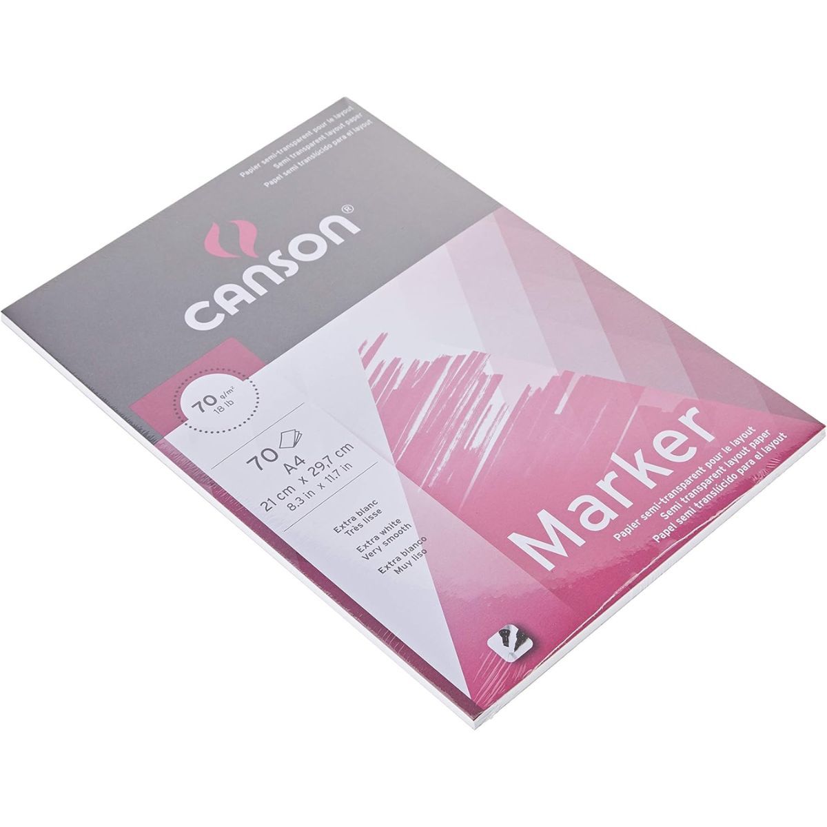 CANSON - Block Marcadores Canson 70gr A4 70 Hojas