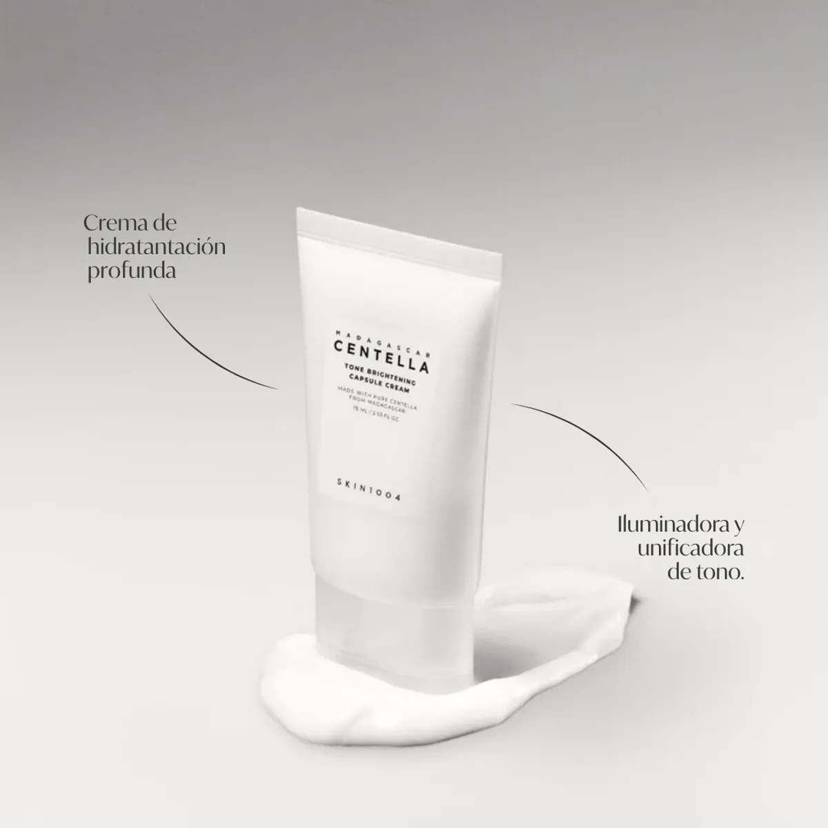 SKIN1004 - Crema Hidratante Todo tipo de piel Aclarante Iluminadora Piel Sensible - 75ml