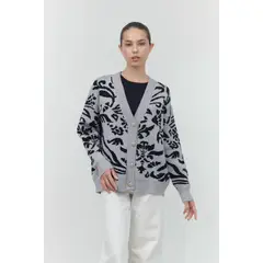 GUINDA - Chaleco con botones de joya AIRA