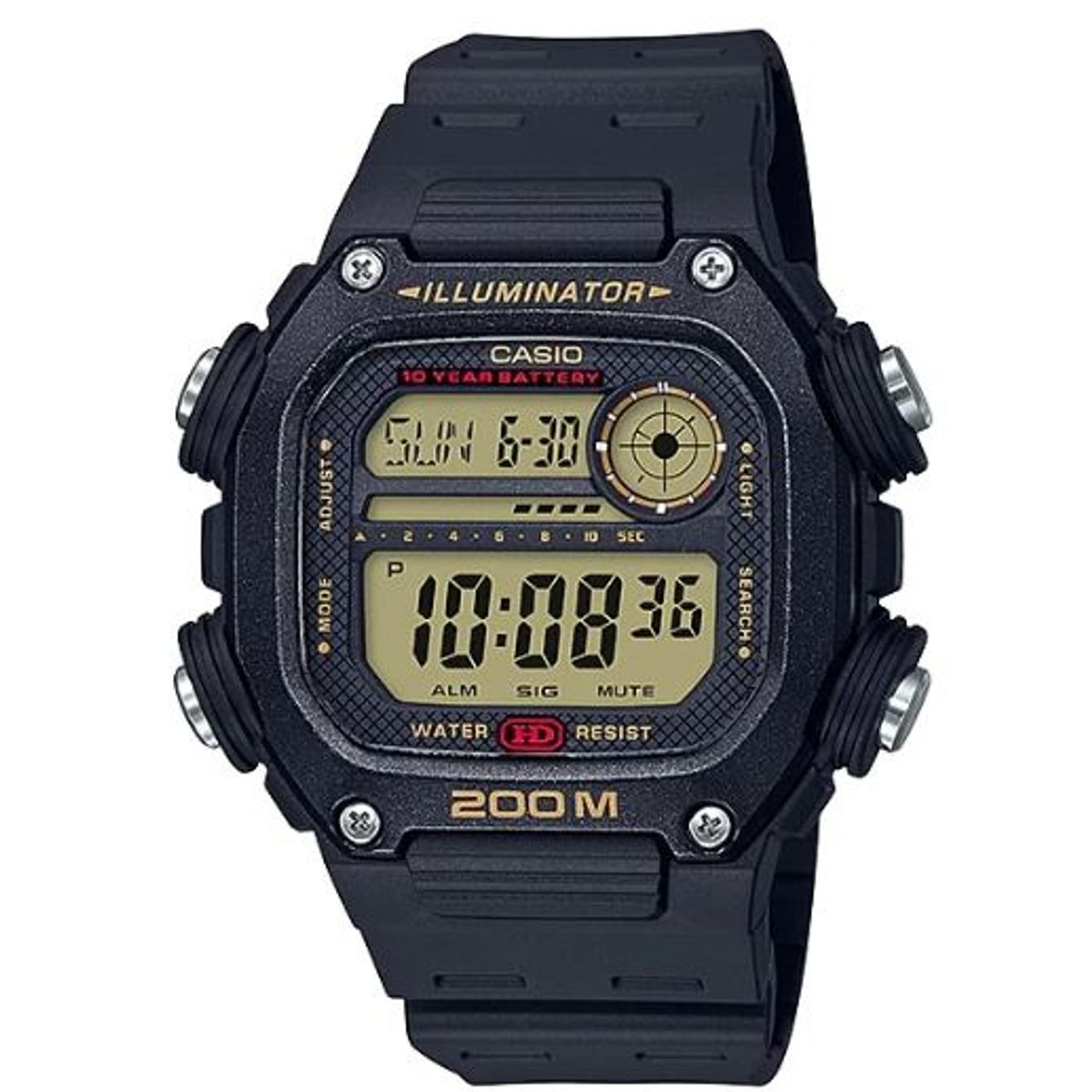 CASIO - RELOJ CASIO DW291H-9AV HOMBRE LINEA DURO 200M