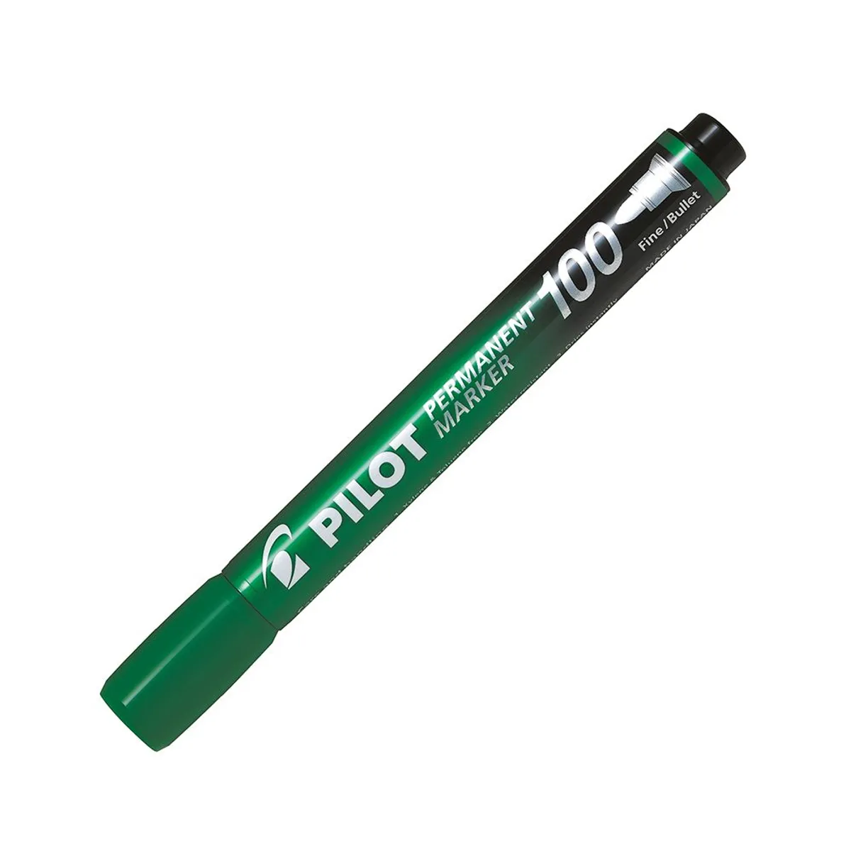 PILOT - 12 un. Marcador Permanente Fino Verde