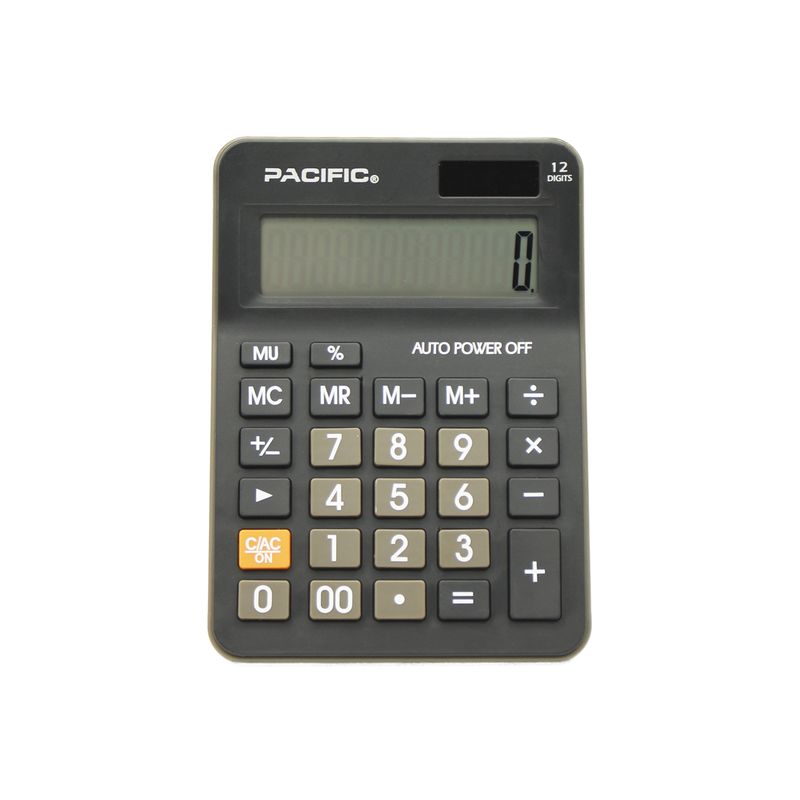 PACIFIC - Calculadora Electrónica De 12 Dígitos - Ps