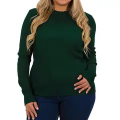MPROPIA - Sweater mujer texturado colores corazones Extra linda