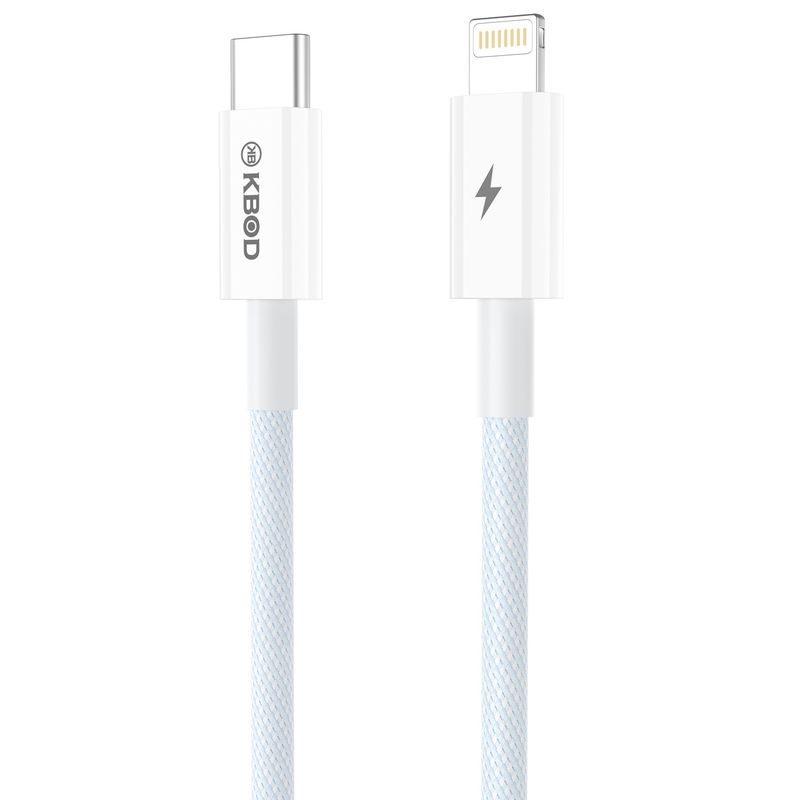 KBOD - Cable Para IP Trenzado De Nylon 2mt Kbod CBO16 Azul