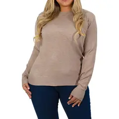 MPROPIA - Sweater mujer texturado colores corazones Extra linda