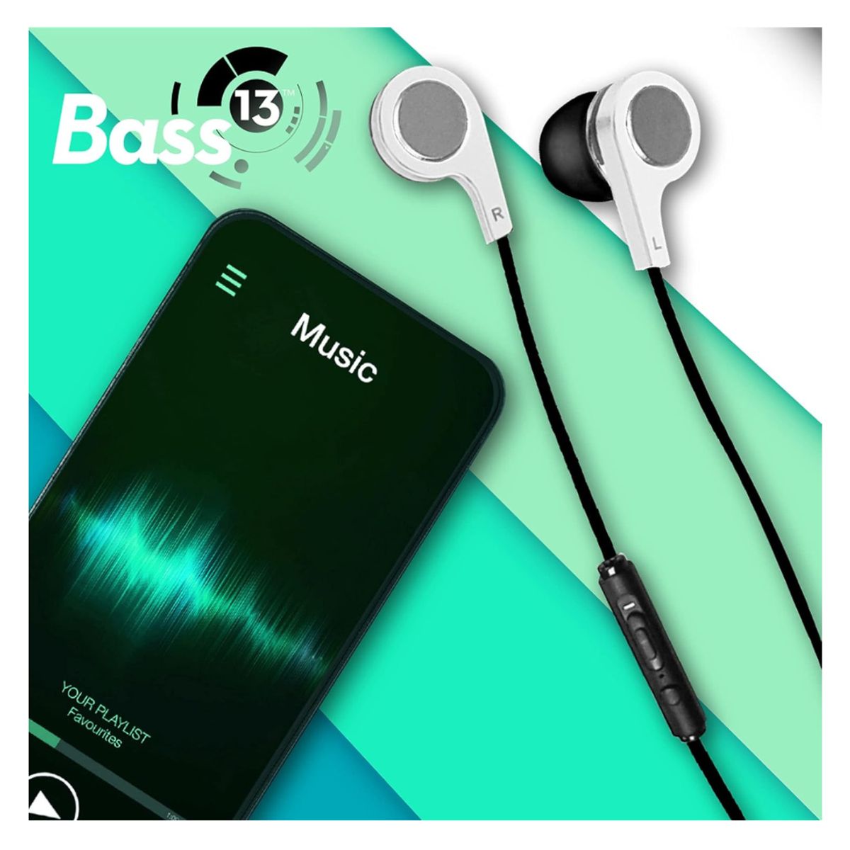 MAXELL - AUDIFONOS MANOS LIBRES MAXELL BASS13 B-13 BLANCO