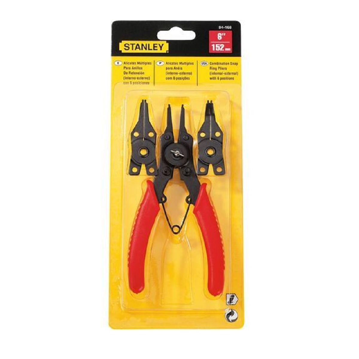 STANLEY - ALICATE SACA SEGURO 4 PIEZAS STANLEY 84-168